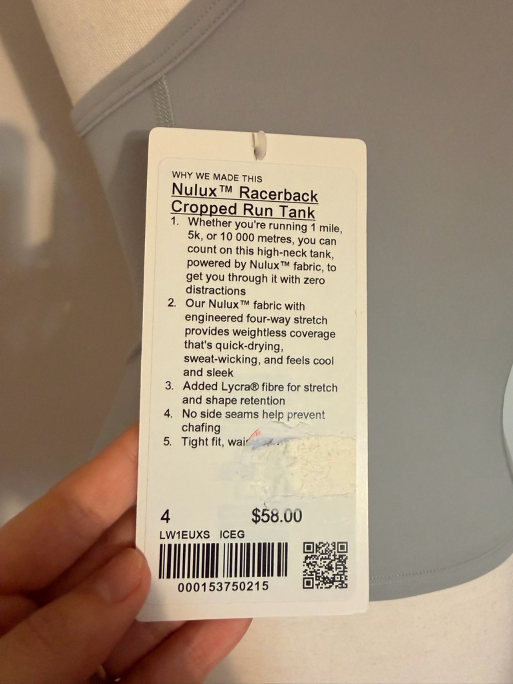lululemon athletica Gray Racerback Tank Top - Picture 5 of 5